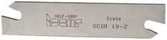 Iscar - 3/4" Blade Height, 1/16" Blade Width, 3.3858" OAL, Right Hand Cut, Double End Indexable Cut-Off Blade - SGIH Blade, Self Grip Series - A1 Tooling