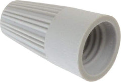 Thomas & Betts - 1, 22 + & 1, 20 to 2, 16 AWG, 300 Volt, Corrosion Resistant, Standard Twist on Wire Connector - Gray - A1 Tooling