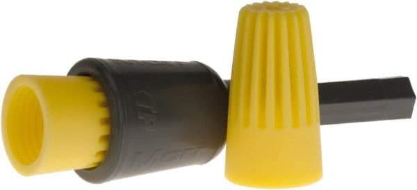 Thomas & Betts - 1, 14 + & 2, 18 to 1, 10 + 2, 14 AWG, 600 Volt, Corrosion Resistant, Standard Twist on Wire Connector - Yellow - A1 Tooling