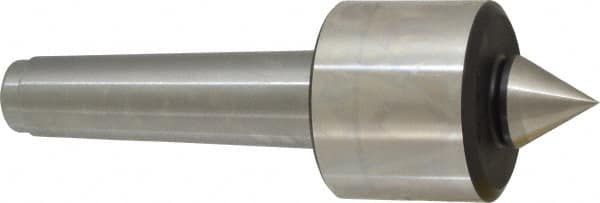 Royal Products - MT4 Taper Shank, 2.45" Head Diam 5,740 Lb Capacity Live Center - 4,500 Max RPM, 2.03" Head Length, 1-1/8" Point Diam, 1-3/16" Point Len, 750 Lb Max Workpc, 7-11/16" OAL, Standard Point - A1 Tooling