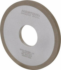 Norton - 4" Diam x 1-1/4" Hole x 1/4" Thick, 120 Grit Surface Grinding Wheel - Diamond, Type 1A1, Fine Grade, Resinoid Bond - A1 Tooling