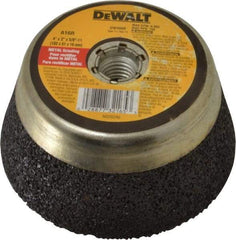 DeWALT - 4" Diam, 2" Overall Thickness, 16 Grit, Type 11 Tool & Cutter Grinding Wheel - Very Coarse Grade, Aluminum Oxide, R Hardness, 9,000 RPM - A1 Tooling