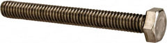 Value Collection - 5/16-18 UNC, 2-3/4" Length Under Head Hex Head Cap Screw - Fully Threaded, Grade 316 Stainless Steel, Uncoated, 1/2" Hex - A1 Tooling