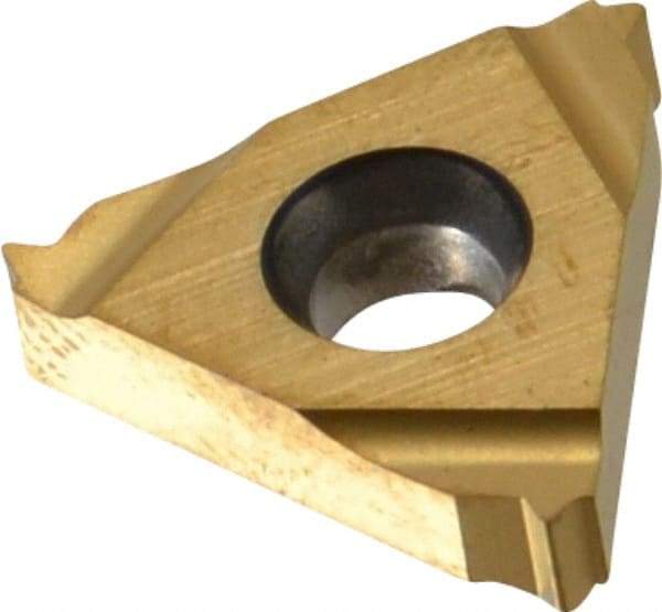 Hertel - 11IR Internal Right Hand ISO Laydown Threading Insert - Grade HG330TR, TiN Coated Carbide, 1/4" Inscribed Circle - A1 Tooling