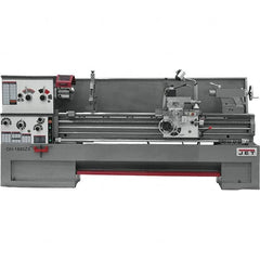 Jet - 18" Swing, 80" Between Centers, 230/460 Volt, Triple Phase Engine Lathe - 7MT Taper, 7-1/2 hp, 25 to 1,800 RPM, 3-1/8" Bore Diam, 40" Deep x 48-7/8" High x 136 -1/8" Long - A1 Tooling