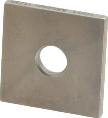 Mitutoyo - 0.1001" Square Steel Gage Block - Accuracy Grade 0, Includes Certificate of Inspection - A1 Tooling