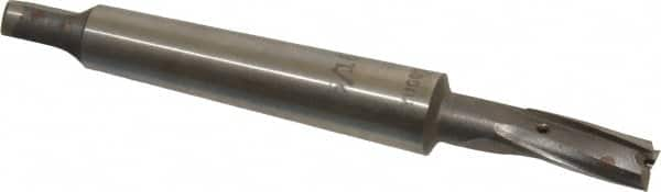 Value Collection - 5/16" Diam, 3 Flutes, Morse Taper Shank, Interchangeable Pilot Counterbore - A1 Tooling