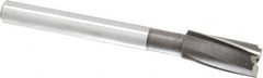 Value Collection - 23/32" Diam, 1/2" Shank, Diam, 3 Flutes, Straight Shank, Interchangeable Pilot Counterbore - A1 Tooling