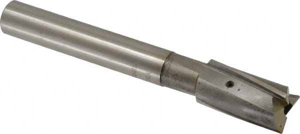 Value Collection - 27/32" Diam, 3/4" Shank, Diam, 3 Flutes, Straight Shank, Interchangeable Pilot Counterbore - A1 Tooling