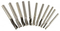 Value Collection - 11 Piece, 3 Flutes, Straight Shank, Interchangeable Pilot Counterbore Set - A1 Tooling