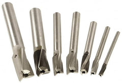 Value Collection - 7 Piece, 3 Flutes, Straight Shank, Interchangeable Pilot Counterbore Set - A1 Tooling