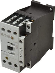 Eaton Cutler-Hammer - 3 Pole, 24 to 27 Coil VDC, 40 Amp, Nonreversible Open Enclosure IEC Contactor - 1 Phase hp: 2 at 115 V, 3 at 200 V, 5 at 230 V, 3 Phase hp: 10 at 230 V, 15 at 460 V, 20 at 575 V, 7.5 at 200 V, 25 Amp Inductive Load Rating Listed - A1 Tooling