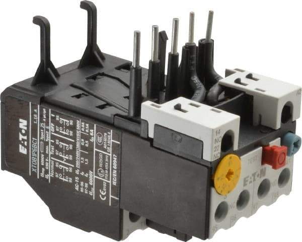 Eaton Cutler-Hammer - 1 to 1.6 Amp, 690 VAC, Thermal IEC Overload Relay - Trip Class 10, For Use with 7-15 A Contactors - A1 Tooling