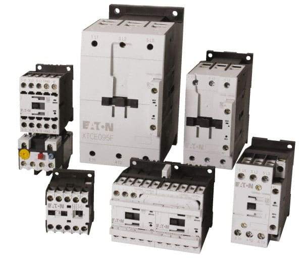 Eaton Cutler-Hammer - 3 Pole, 24 Coil VAC, 88 Amp, Nonreversible Open Enclosure IEC Contactor - 1 Phase hp: 10 at 200 V, 15 at 230 V, 5 at 115 V, 3 Phase hp: 20 at 200 V, 25 at 230 V, 50 at 460 V, 60 at 575 V, 65 Amp Inductive Load Rating Listed - A1 Tooling