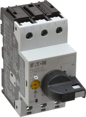 Eaton Cutler-Hammer - 25 Amp, IEC, Open Pushbutton Manual Motor Starter - 45mm Wide x 94mm Deep x 3.6667" High, 15 hp at 480 V, 20 hp at 600 V & 7-1/2 hp at 240 V, CE Approved, CSA Certified, DIN VDE, EN/IEC, UL 508 Type E Compliant & UL Listed - A1 Tooling