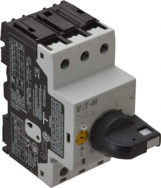 Eaton Cutler-Hammer - 1.6 Amp, IEC, Open Pushbutton Manual Motor Starter - 45mm Wide x 94mm Deep x 3.6667" High, 3/4 hp at 480/600 V, CE Approved, CSA Certified, DIN VDE, EN/IEC, UL 508 Type E Compliant & UL Listed - A1 Tooling