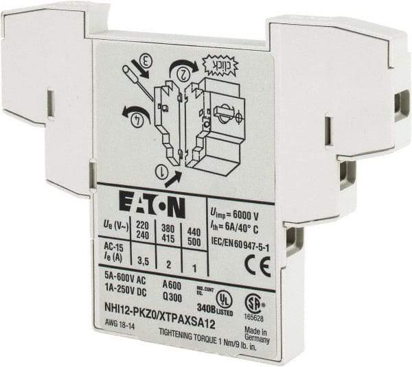 Eaton Cutler-Hammer - Starter Side Mount Auxiliary Contact - For Use with XTPAXFA, XTPAXSATR, XTPB, XTPM, XTPR, XTPT - A1 Tooling