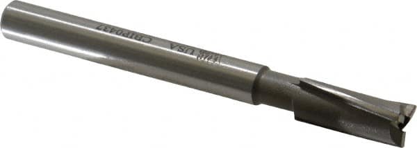 Made in USA - 7/16" Diam, 3/8" Shank, Diam, 3 Flutes, Straight Shank, Interchangeable Pilot Counterbore - A1 Tooling