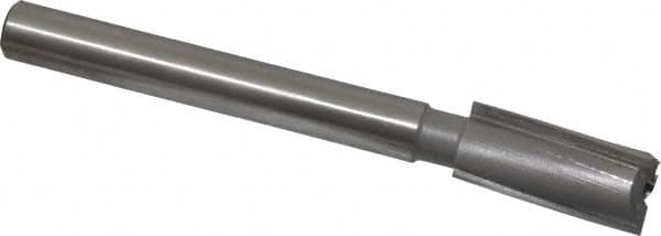 Made in USA - 23/32" Diam, 1/2" Shank, Diam, 3 Flutes, Straight Shank, Interchangeable Pilot Counterbore - A1 Tooling