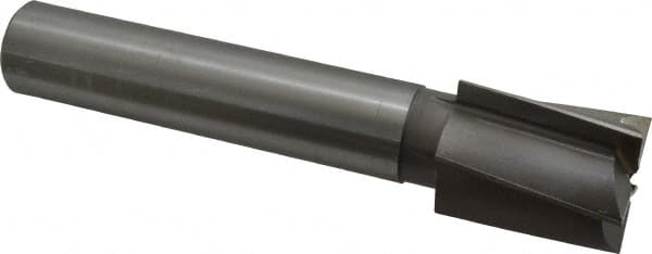 Made in USA - 1-3/4" Diam, 1-1/4" Shank, Diam, 5 Flutes, Straight Shank, Interchangeable Pilot Counterbore - A1 Tooling