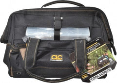 CLC - 16 Pocket Black Polyester Tool Bag - 12" Wide x 8" Deep x 9" High - A1 Tooling