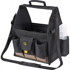 CLC - 20 Pocket Black Polyester Tool Tote - 12" Wide x 8-1/2" Deep x 14" High - A1 Tooling