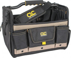 CLC - 21 Pocket Tan & Black Polyester Tool Tote - 14" Wide x 11" Deep x 11" High - A1 Tooling