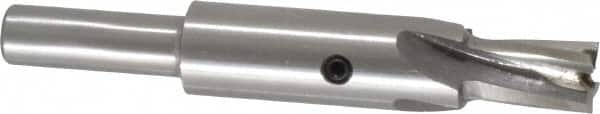 Value Collection - 9/32" Diam, 1/4" Shank, Diam, 4 Flutes, Straight Shank, Interchangeable Pilot Counterbore - A1 Tooling