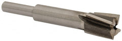 Value Collection - 17/32" Diam, 1/4" Shank, Diam, 4 Flutes, Straight Shank, Interchangeable Pilot Counterbore - A1 Tooling