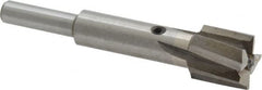 Value Collection - 9/16" Diam, 1/4" Shank, Diam, 4 Flutes, Straight Shank, Interchangeable Pilot Counterbore - A1 Tooling