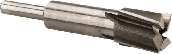 Value Collection - 11/16" Diam, 1/4" Shank, Diam, 4 Flutes, Straight Shank, Interchangeable Pilot Counterbore - A1 Tooling