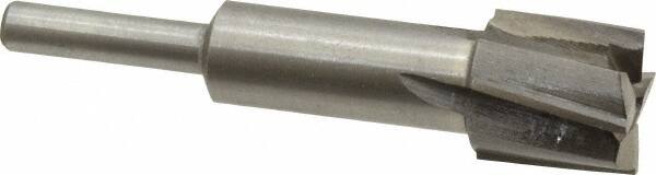 Value Collection - 23/32" Diam, 1/4" Shank, Diam, 4 Flutes, Straight Shank, Interchangeable Pilot Counterbore - A1 Tooling