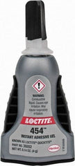 Loctite - 0.14 oz Bottle Clear Instant Adhesive - Series QuickTite, 5 to 30 sec Working Time, 24 hr Full Cure Time, Bonds to Metal & Plastic - A1 Tooling