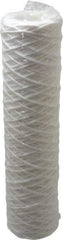 Parker - 2-1/2" OD, 1µ, Polyester String-Wound Cartridge Filter - 10" Long - A1 Tooling