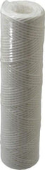 Parker - 2-1/2" OD, 10µ, Polyester String-Wound Cartridge Filter - 10" Long - A1 Tooling