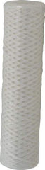 Parker - 2-1/2" OD, 50µ, Polyester String-Wound Cartridge Filter - 10" Long - A1 Tooling