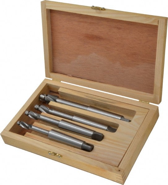 Value Collection - 1/4" to 1/2" Socket-Head Cap Screw Compatible, High Speed Steel, Solid Pilot Counterbore Set - A1 Tooling