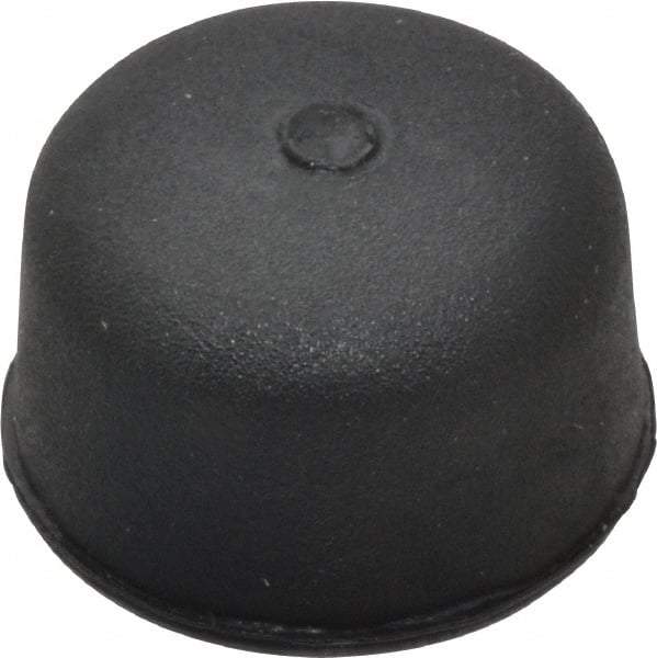 De-Sta-Co - 0.752" Max Diam, 5/16-18 Thread, Neoprene, Slip On, Round End, Clamp Spindle Assembly Replacement Cap - For 5/16" Diam Hex Head Spindle, 1/2" OAL, 0.3150" Hole Diam - A1 Tooling