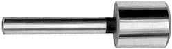 Made in USA - 1-1/8" Head Diam, 3/8" Shank Diam, Counterbore Pilot - Bright Finish, Carbon Steel - A1 Tooling