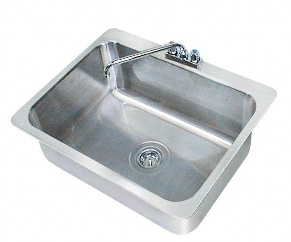 Advance Tabco - 28" Long x 20" Wide Inside, 1 Compartment, Stainless Steel Stainless Steel Drop In Sink - 20 Gauge, 31" Long x 24-1/2" Wide Outside, 12" Deep - A1 Tooling