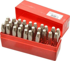 Pryor - 27 Piece, 3/16" Character Steel Stamp Set - Letters, Top Import Heavy Duty - A1 Tooling