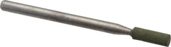 Cratex - 1/8" Max Diam x 3/8" Thick, Shape Code W145, Rubberized Point - Fine Grade, Aluminum Oxide - A1 Tooling