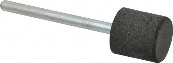 Cratex - 1/2" Max Diam x 1/2" Thick, Shape Code W185, Rubberized Point - Medium Grade, Aluminum Oxide, Mounted - A1 Tooling