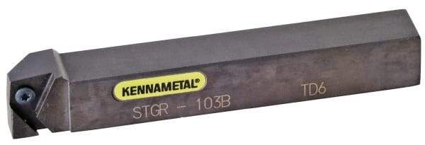 Kennametal - STGC, Left Hand Cut, 16mm Shank Height x 16mm Shank Width, Neutral Rake Indexable Turning Toolholder - 100mm OAL, TC..16T3.. Insert Compatibility, Series Screw-On - A1 Tooling