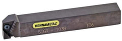 Kennametal - STGC, Right Hand Cut, 20mm Shank Height x 20mm Shank Width, Neutral Rake Indexable Turning Toolholder - 125mm OAL, TC..16T3.. Insert Compatibility, Series Screw-On - A1 Tooling