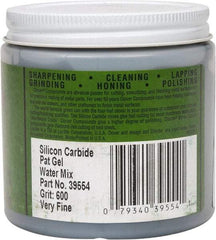 Loctite - 1 Lb Water Soluble Compound - Compound Grade Super Fine, 600 Grit, Black & Gray, Use on General Purpose - A1 Tooling