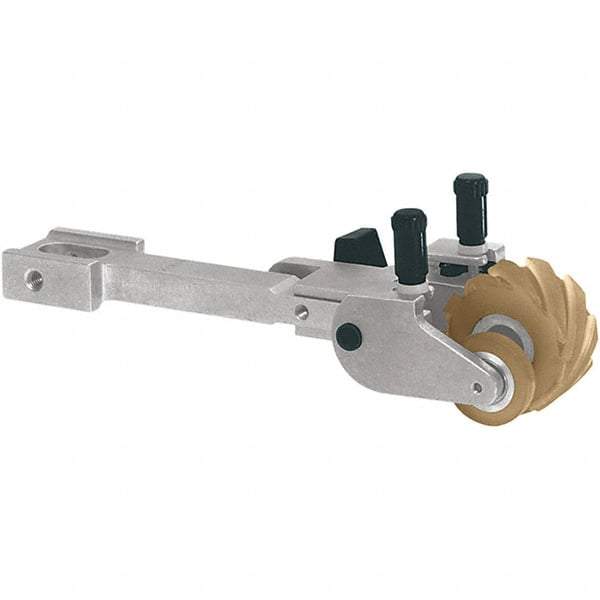 Dynabrade - 1" Wide Contact Arm - 30" Belt Length x 1" Belt Width, Serrated, Urethane, 90" Contact Wheel Diam - A1 Tooling