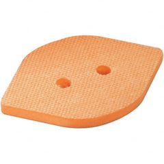 Dynabrade - 2-3/8" Wide, 3-3/4" Long, Tear Drop, Hook & Loop Face Conversion Backing Pad - A1 Tooling