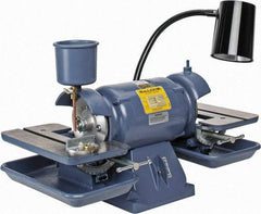 Baldor - 6" Wheel Diam x 1" Wheel Width, 1/2 hp Bench Grinder - 1-1/4" Arbor Hole Diam, 1 Phase, 3,600 Max RPM, 115 Volts - A1 Tooling