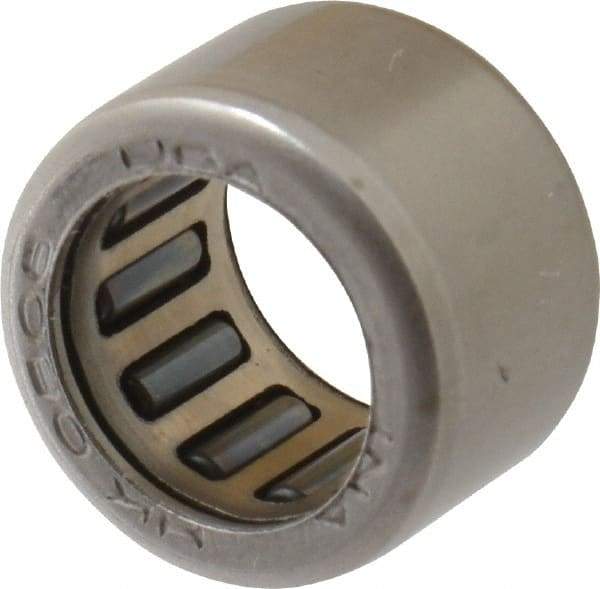 INA Bearing - 0.315" Bore Diam, 620 Lb. Dynamic Capacity, 8 x 12 x 8mm, Caged, Open End, Shell Needle Roller Bearing - 0.472" Outside Diam, 0.315" Wide - A1 Tooling